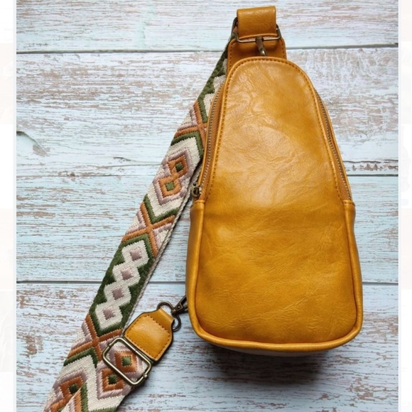 Handbags - Women Faux Leather Crossbody Purse Shoulder Bag Sling Slouch Boho Indie Chic 9”